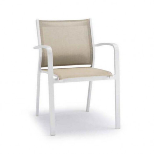 GR 936 Taupe minimalista Fém kültéri szék