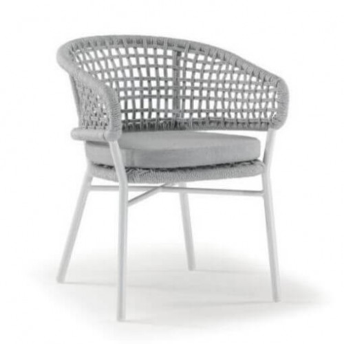 GR ATOL Szürke design Polirattan kültéri szék
