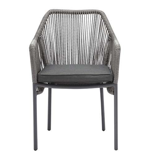 KJ BALERY Barna modern Rattan kültéri szék