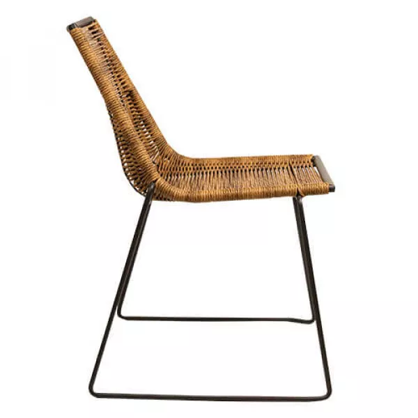KJ BALERY Szürke modern Rattan kültéri szék