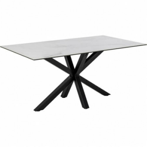 Fekete design, modern Bővíthető étkezőasztal
