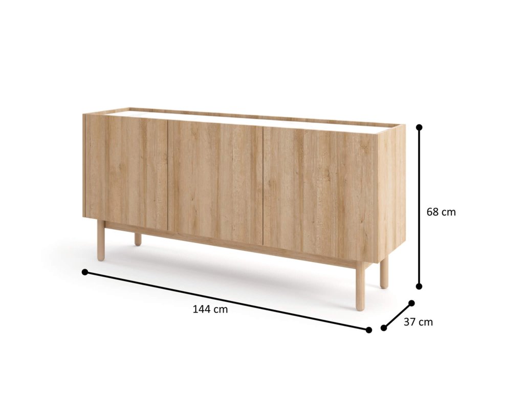 IK BORO Fa design Komód