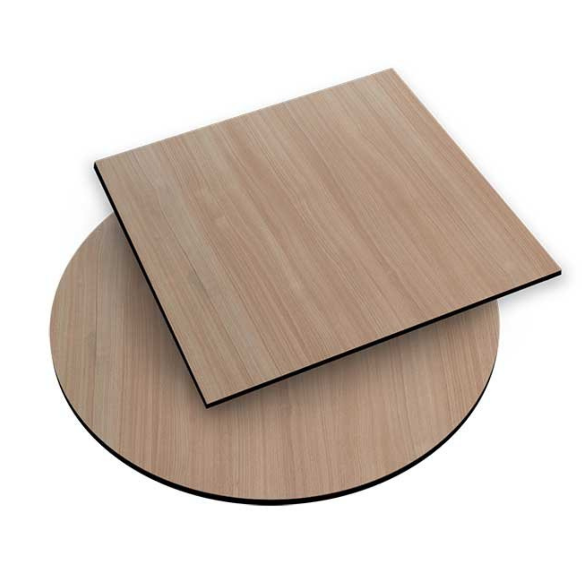 TB STREET OAK 70x70 Fa design Asztallap
