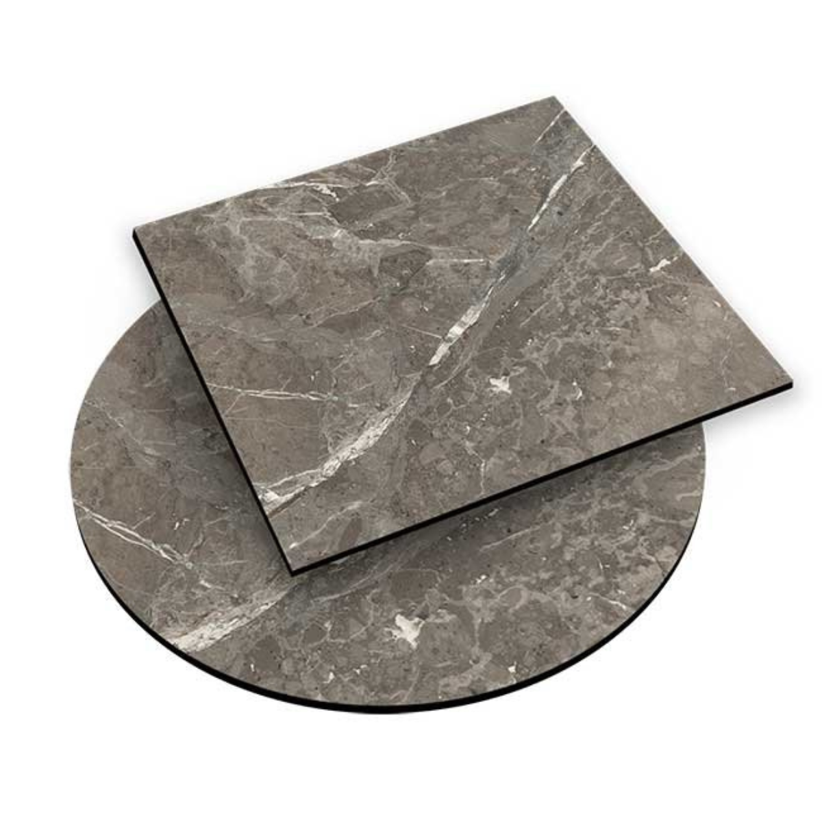 TB VENETO 70x70 Szürke design Asztallap