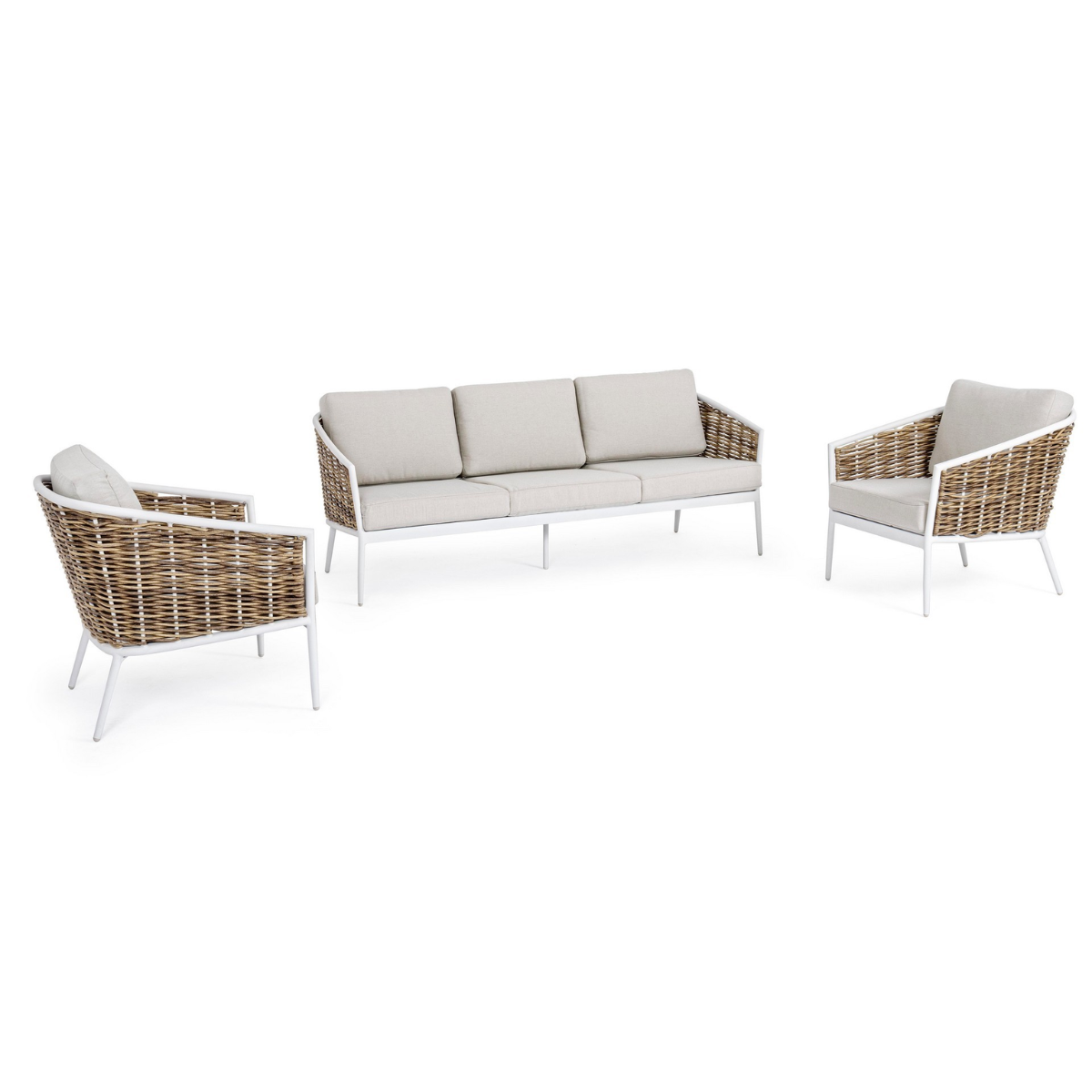 BT MIRABELL Szürke modern Kültéri lounge szett