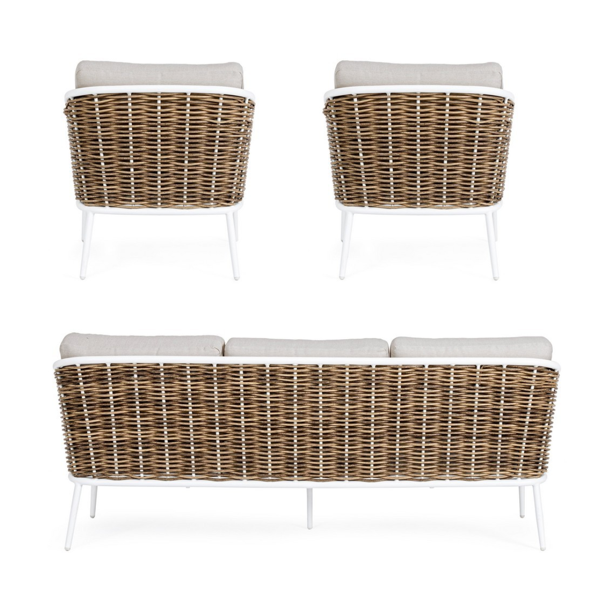 BT MIRABELL Szürke modern Kültéri lounge szett
