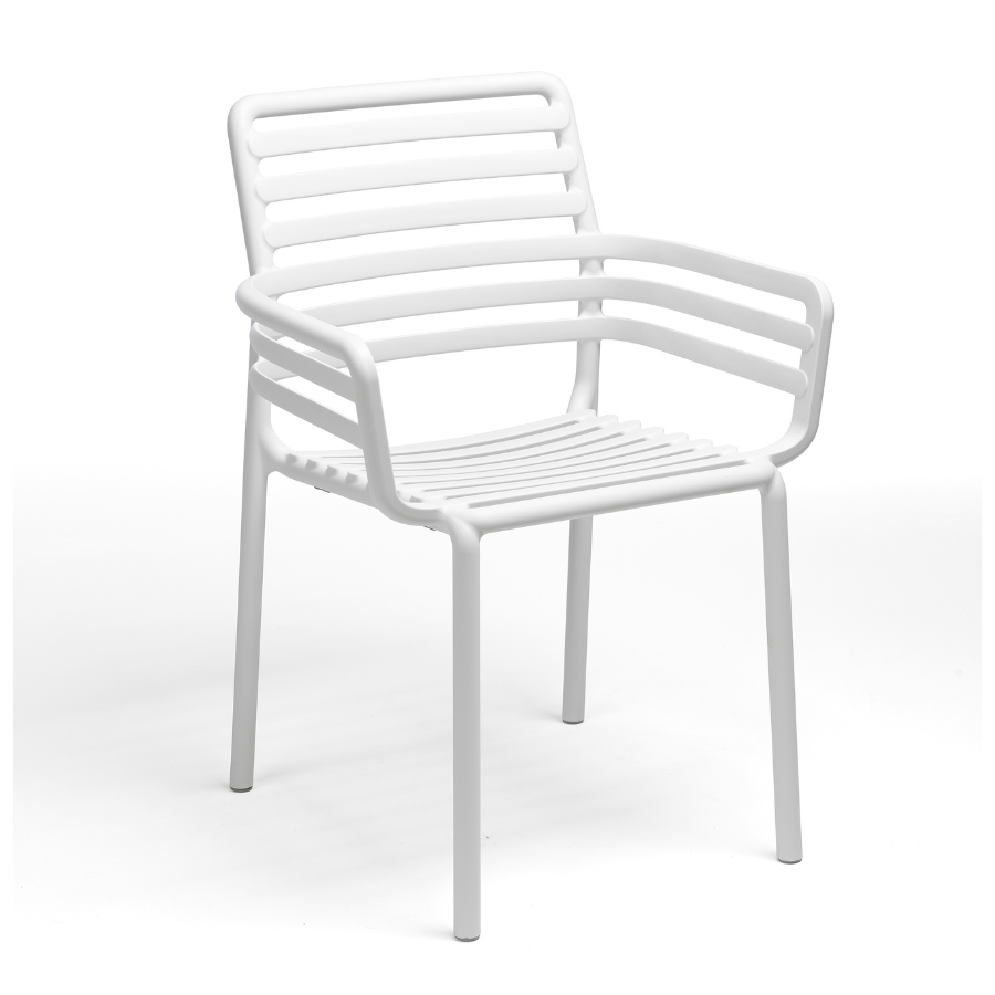 NARDI DOGA Piros design Műanyag kültéri szék