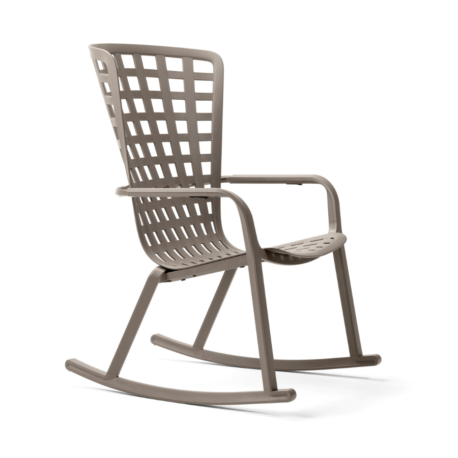 NARDI FOLIO ROCKING Zöld design Műanyag kültéri szék