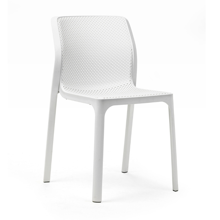 NARDI BIT Piros minimalista Műanyag kültéri szék