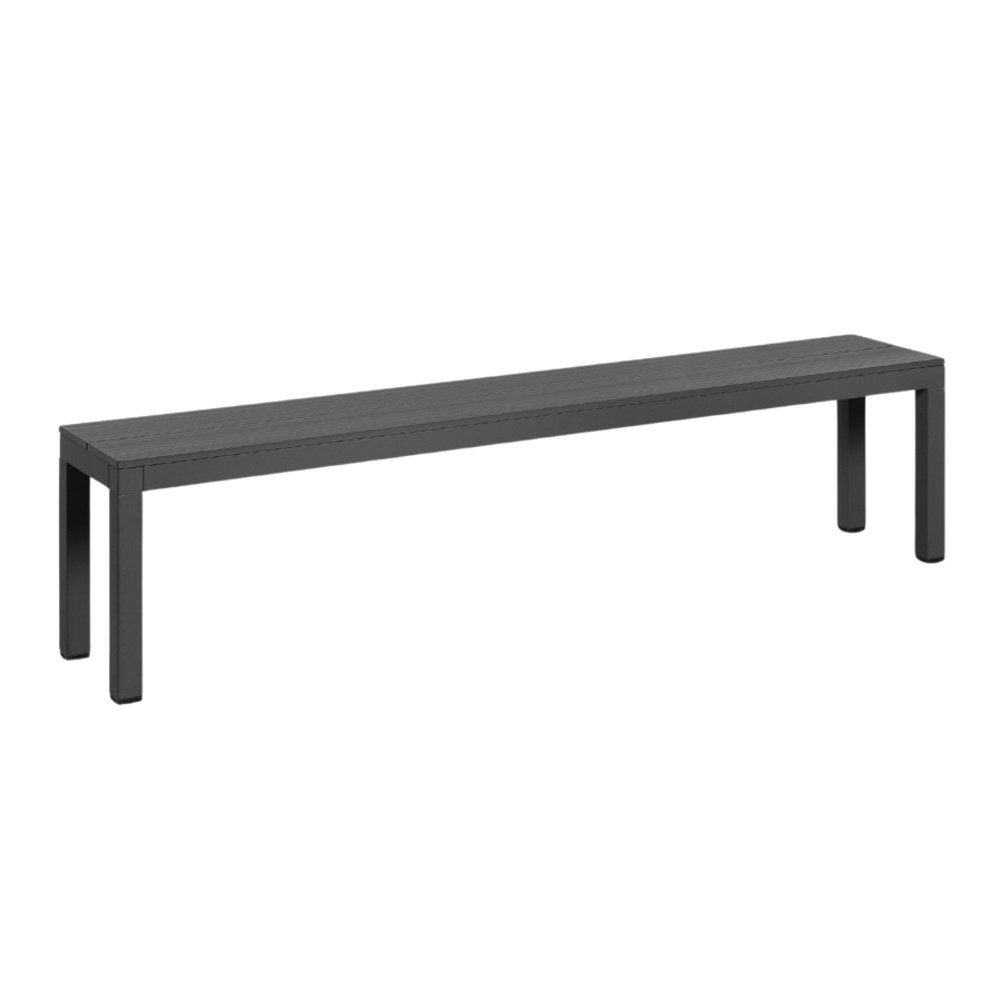 NARDI RIO BENCH ALU Barna minimalista Pad