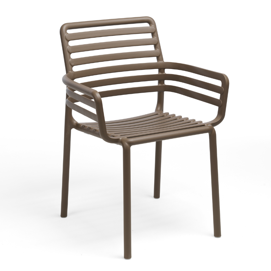 NARDI DOGA Barna design Műanyag kültéri szék