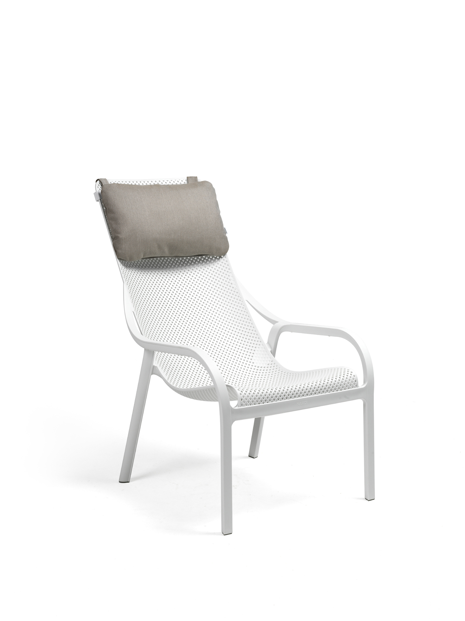 NARDI NET LOUNGE Piros design Műanyag kültéri szék