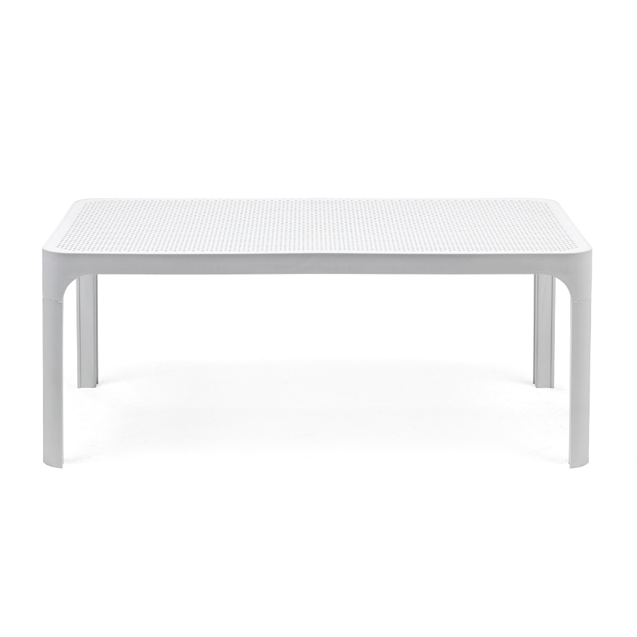NARDI NET TABLE 100 Fehér design Kültéri komplett asztal