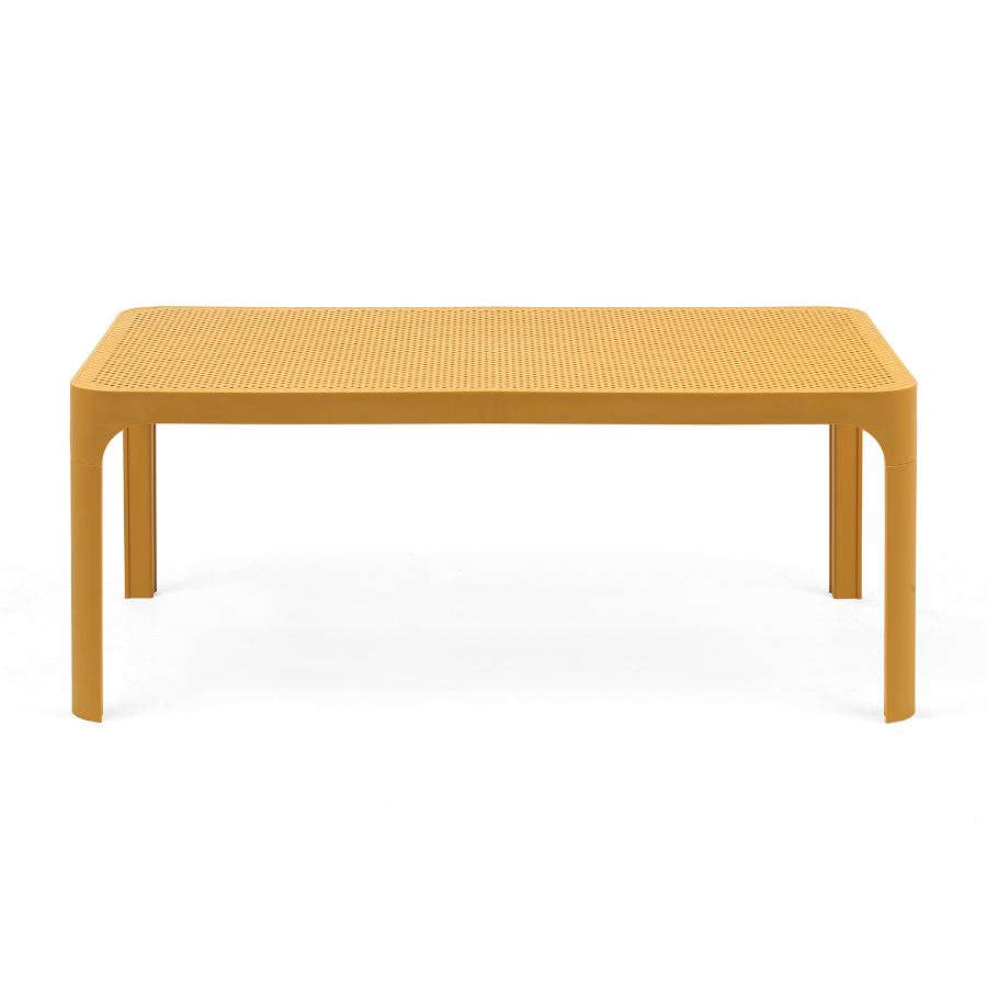 NARDI NET TABLE Sárga design Étkezőasztal
