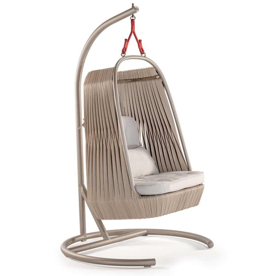 GR WIND Taupe design Kültéri függő fotel