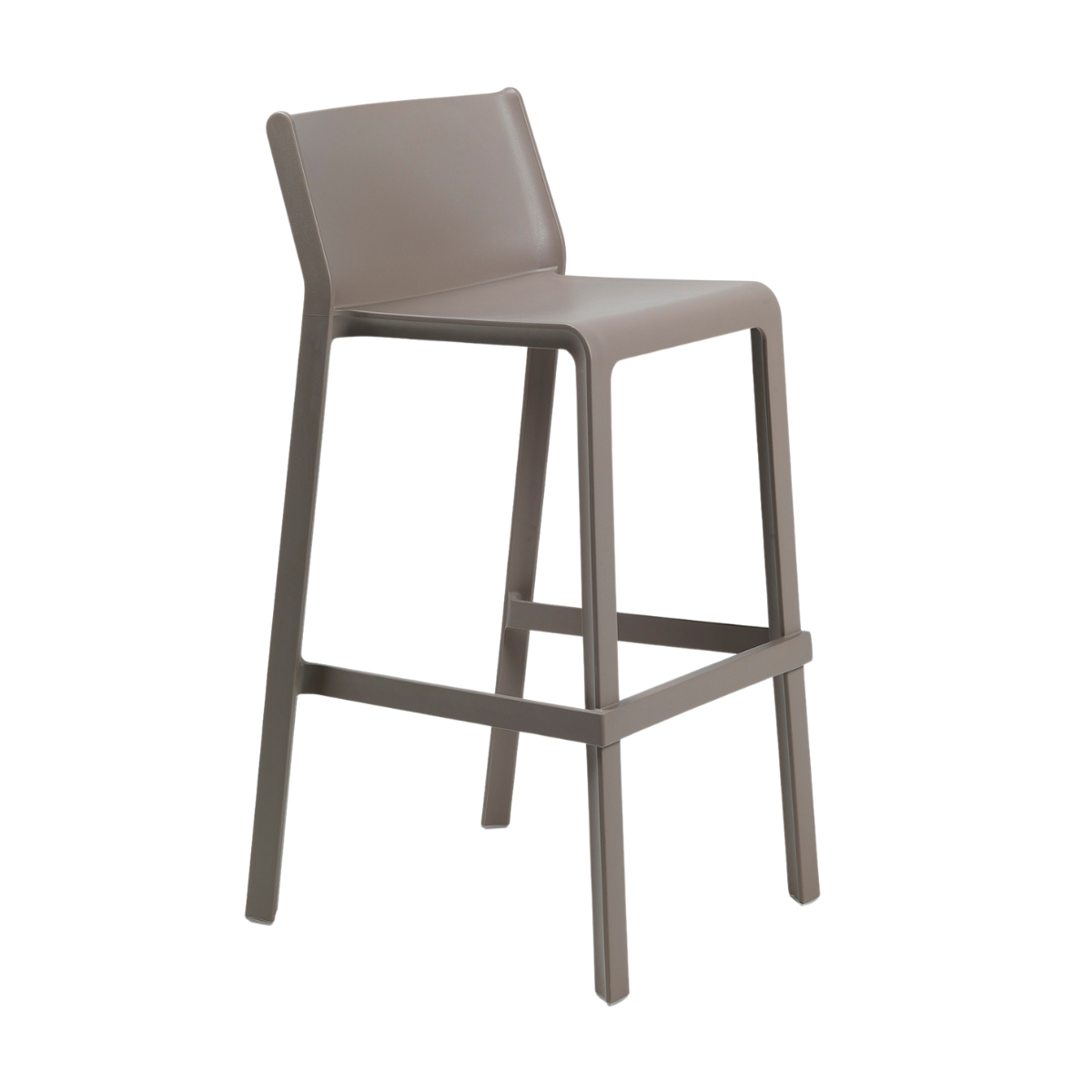 NARDI TRILL STOOL Fehér design Műanyag kültéri bárszék