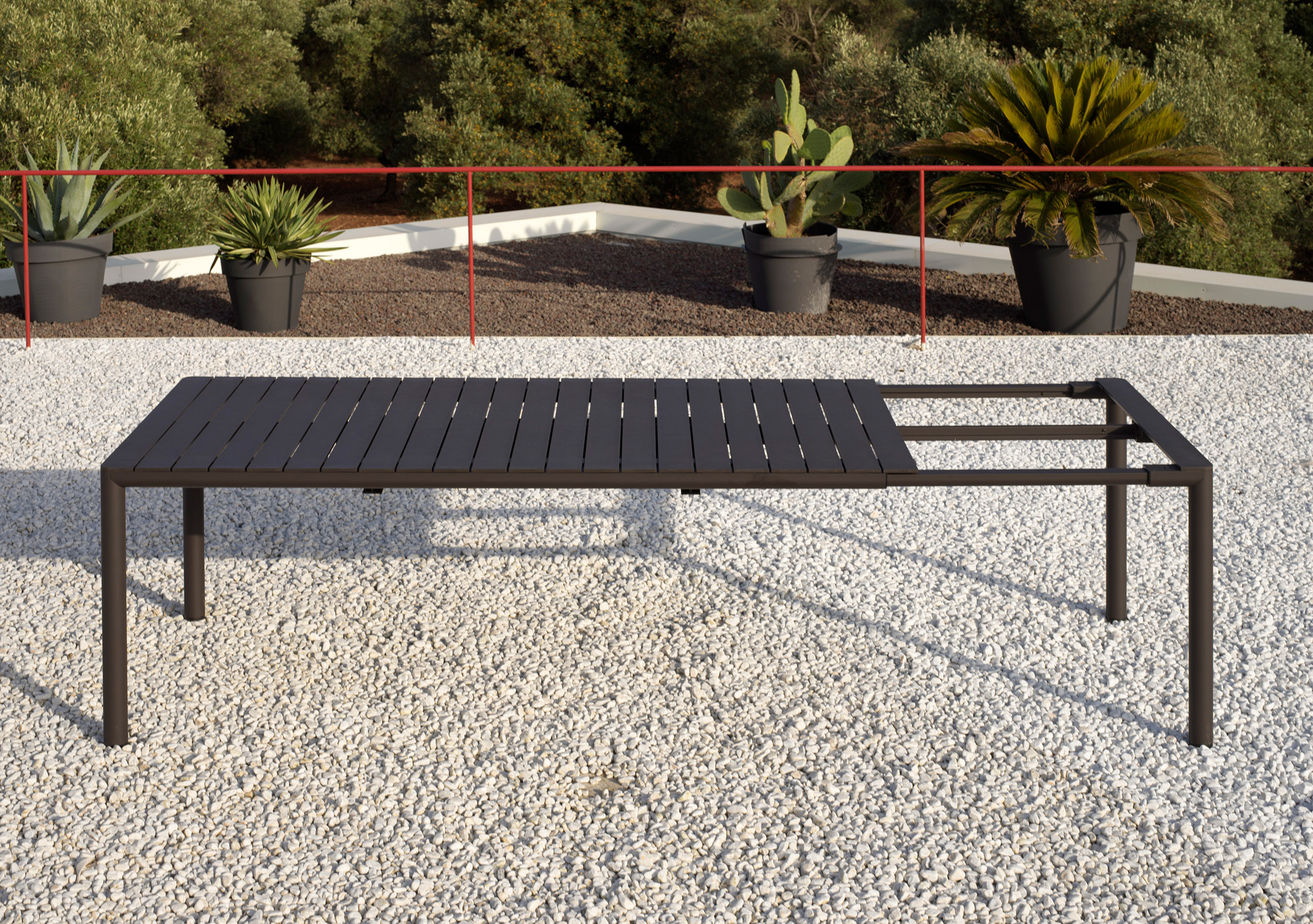 NARDI TEVERE 210 Barna minimalista Étkezőasztal