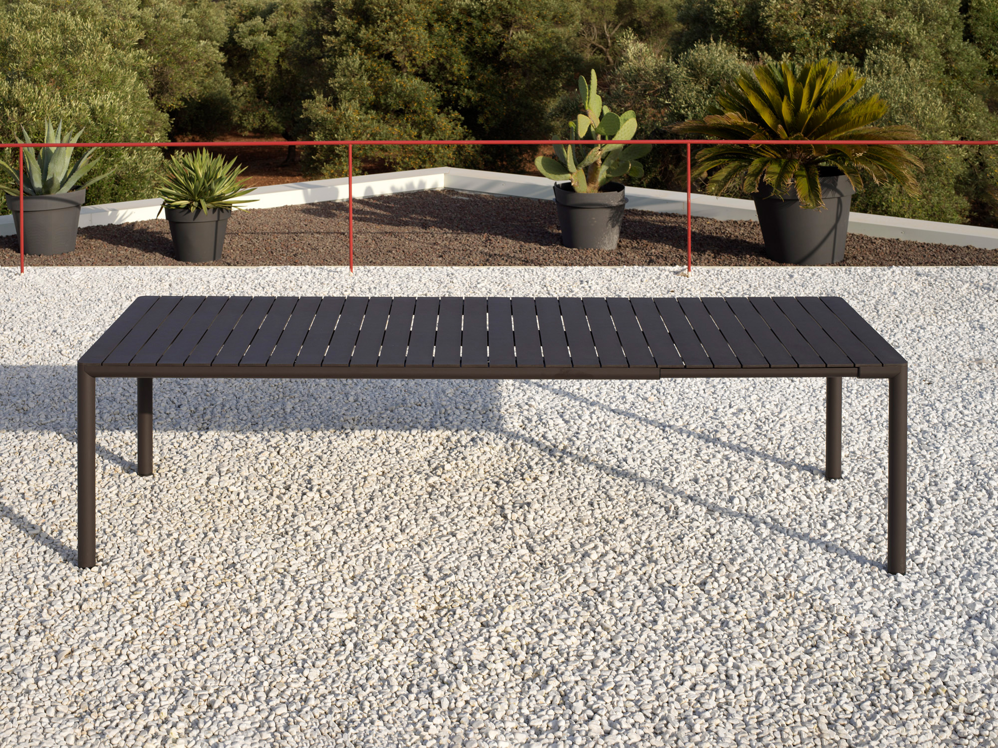 NARDI TEVERE 210 Barna minimalista Étkezőasztal